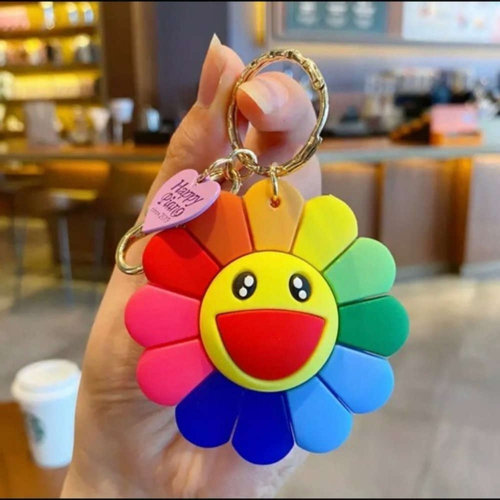 Cute Cartoon Keychain Selicone Floor